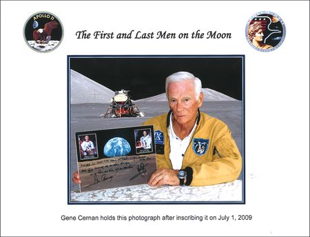 Lot #402 Neil Armstrong and Gene Cernan: The first and last men on the moon - Image 3