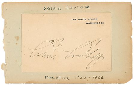 Lot #18 Calvin Coolidge and Cabinet Autograph Album - Image 3