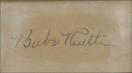 Lot #1335 Babe Ruth Signature - Image 2