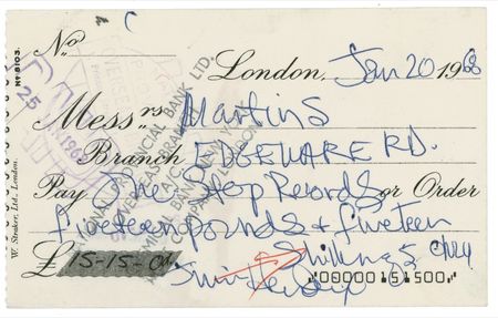 Lot #705 Jimi Hendrix: Hendrix visits a famous London record shop on the eve of recording one of the greatest songs of all time - Image 2