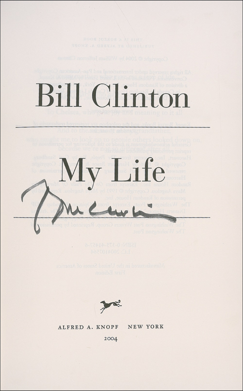 Lot 21 Bill Clinton