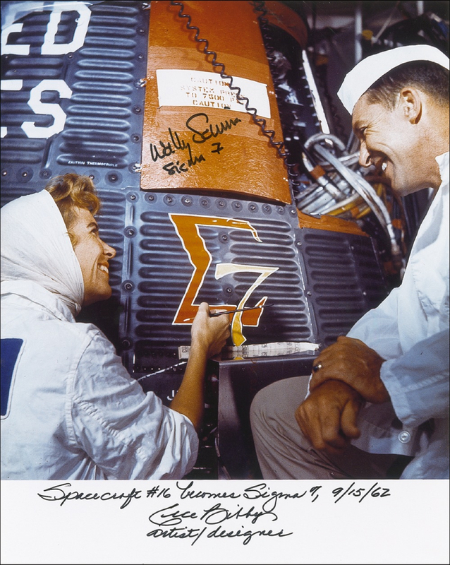 Lot 481 Wally Schirra and Cece Bibby