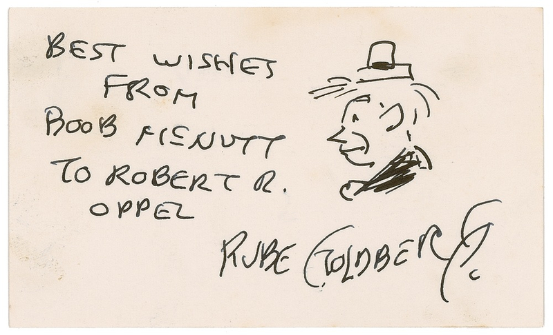 Lot 641 Rube Goldberg