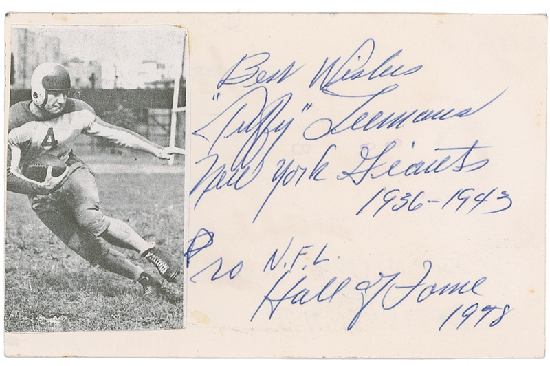 Lot 1277 Tuffy Leemans Signature
