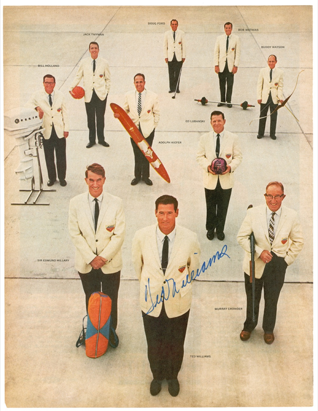 Lot 1370 Ted Williams: ?Splendid Splinter? in a tie