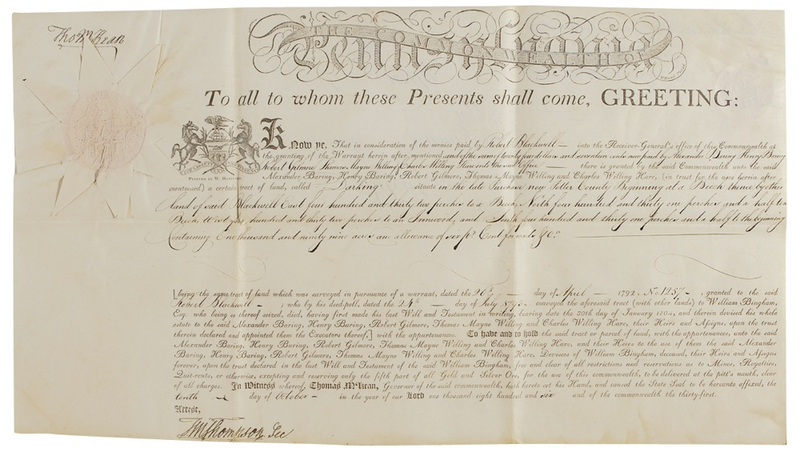 Lot 159 Declaration of Independence: Thomas McKean Signed Document