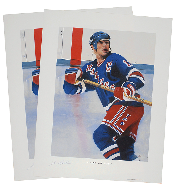 Lot 1306 Mark Messier Lithographs
