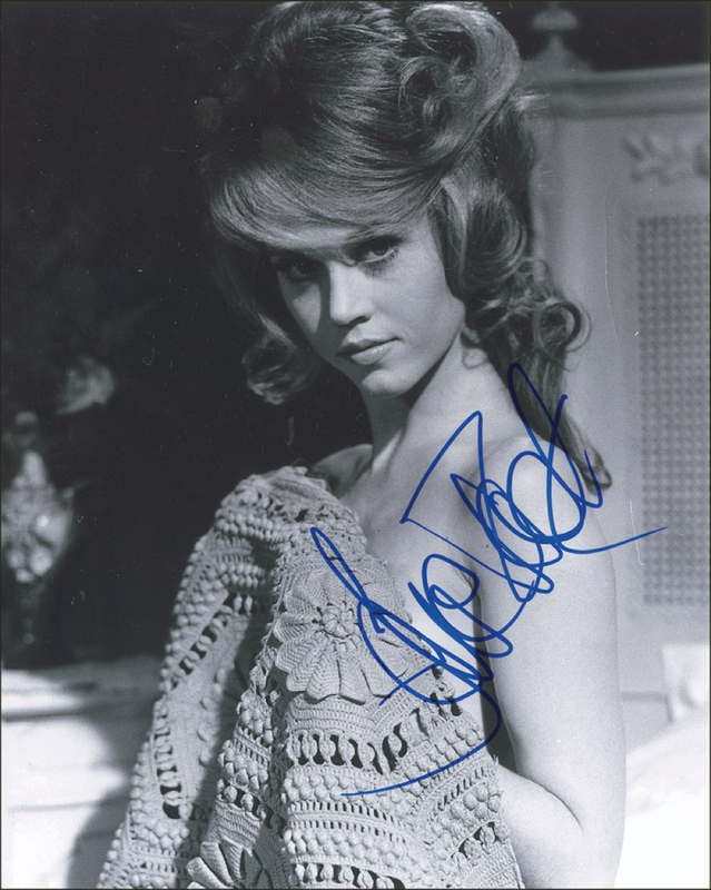 Lot 935 Jane Fonda Signed Photograph