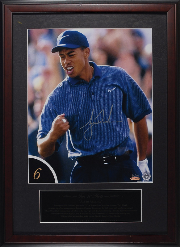 Lot 1379 Tiger Woods Signed Photograph