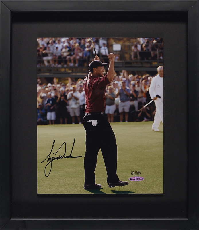 Lot 1380 Tiger Woods Signed Photograph
