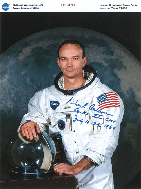 Lot 456 Michael Collins Signed Photograph