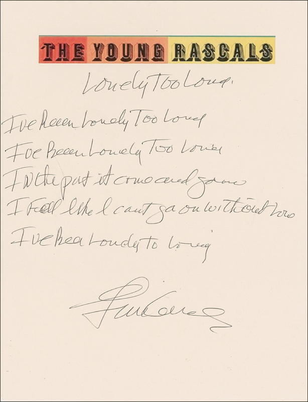 Lot 881 Young Rascals