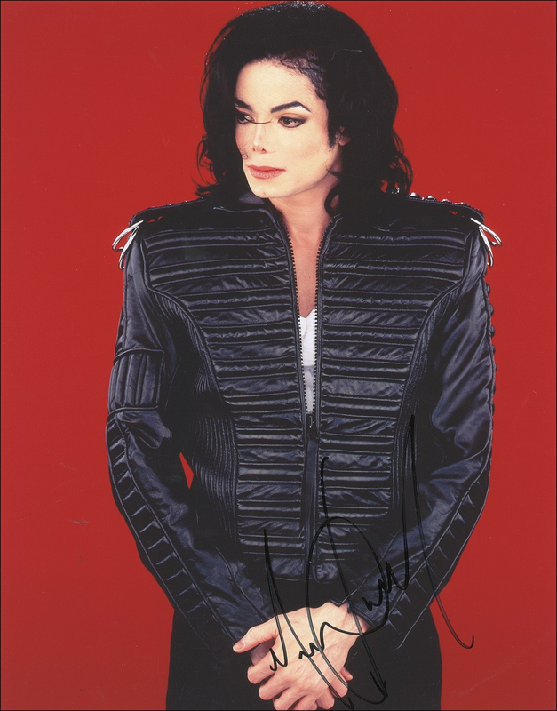 Lot 787 Michael Jackson Signed Photograph