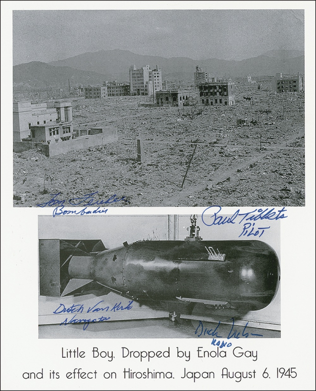 Lot 332 Enola Gay Signed Photograph