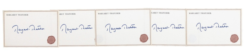 Lot 296 Margaret Thatcher Bookplates