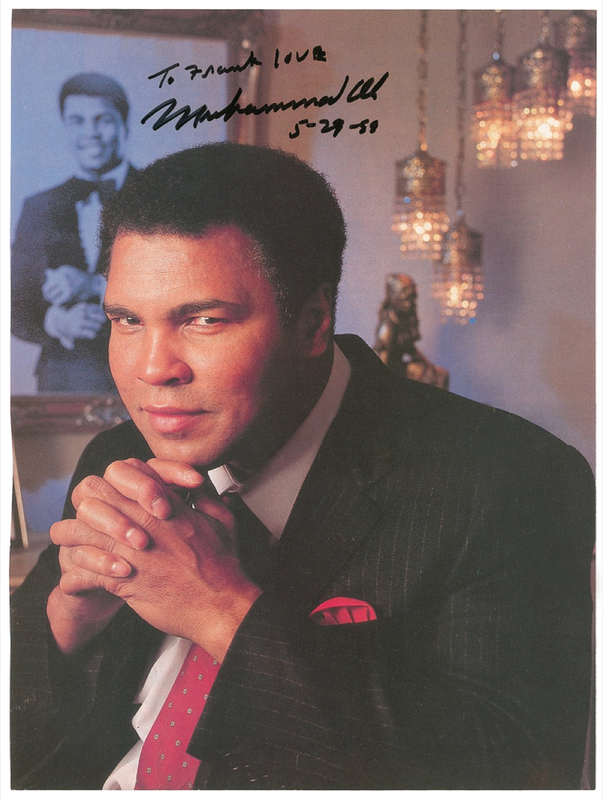 Lot 1151 Muhammad Ali Signed Photograph