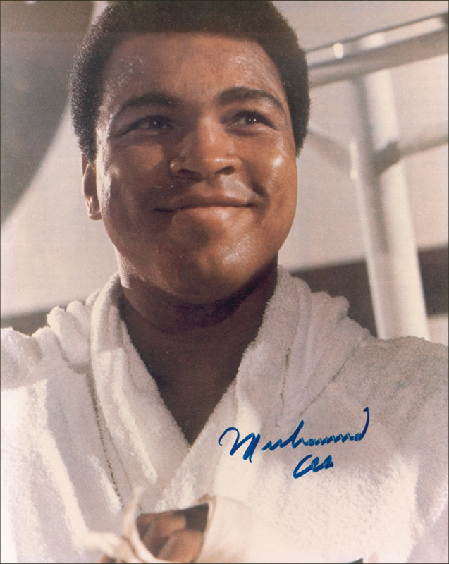 Lot 1152 Muhammad Ali Signed Photograph