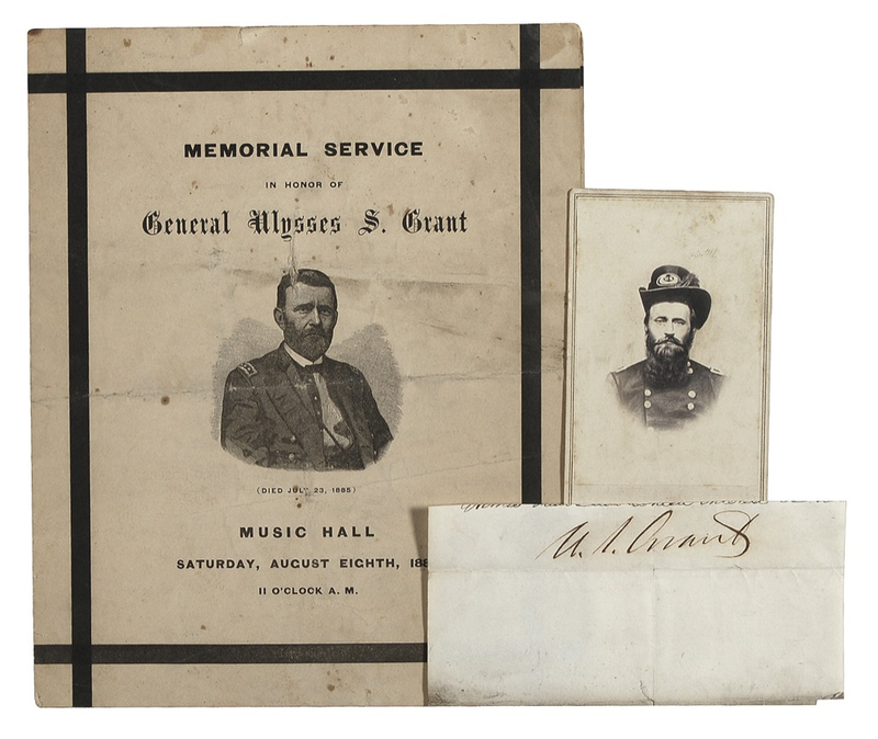 Lot 39 U. S. Grant Signature