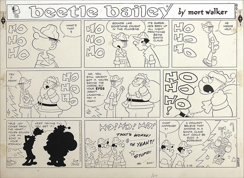 Lot 671 Mort Walker Comic Strip