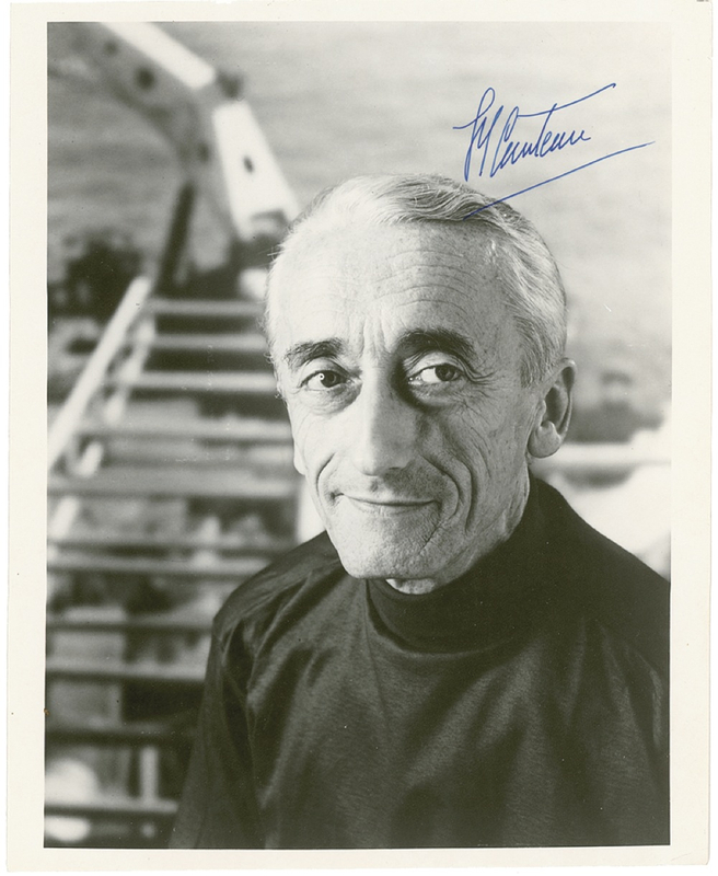 Lot 154 Jacques Cousteau Signed Photograph