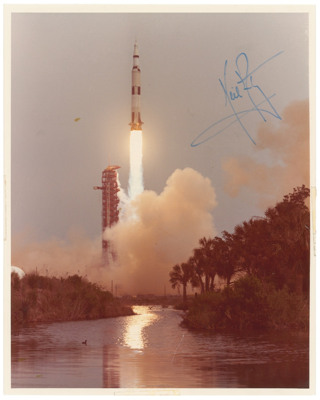 Lot 439 Neil Armstrong Signed Photograph