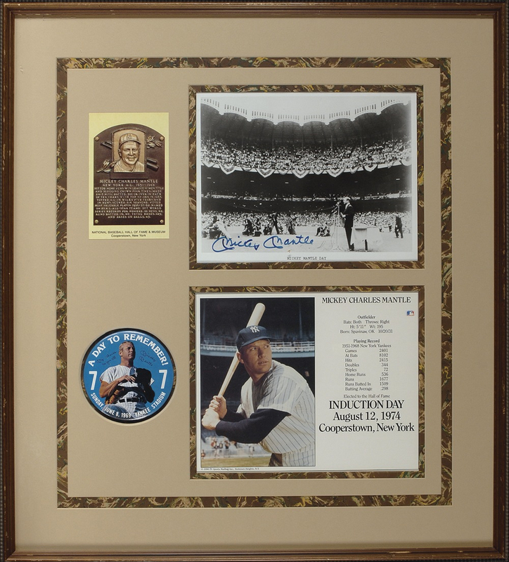 Lot 1287 Mickey Mantle Signed Photograph