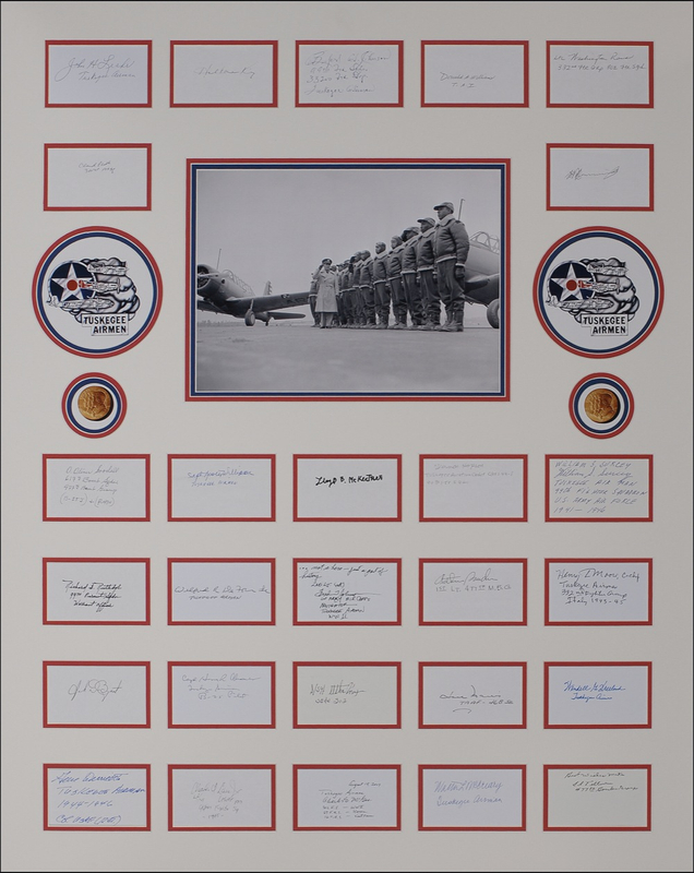 Lot 397 Tuskegee Airmen Signatures