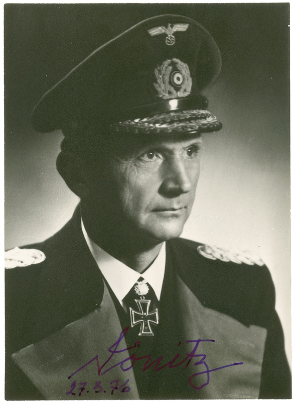 Lot 329 Karl Dönitz Signed Photograph