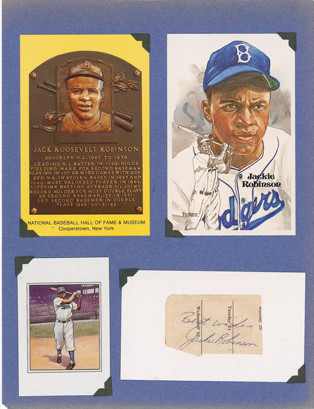 Lot 1342 Jackie Robinson Signature