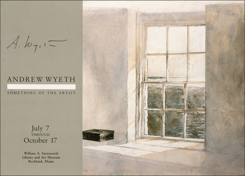 Lot 620 Andrew Wyeth Brochure
