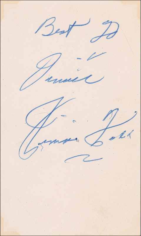 Lot 1229 Jimmie Foxx Signature