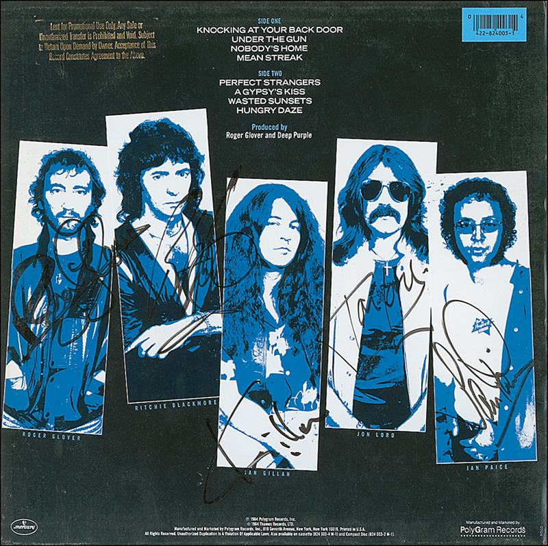 Lot 754 Deep Purple Album