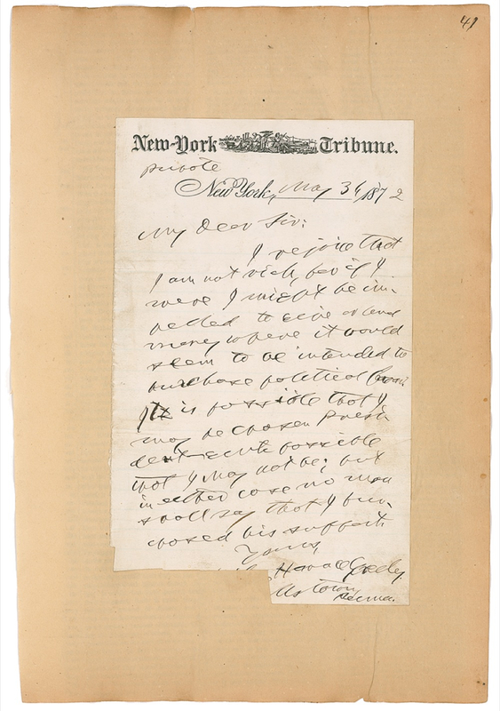 Lot 197 Horace Greeley