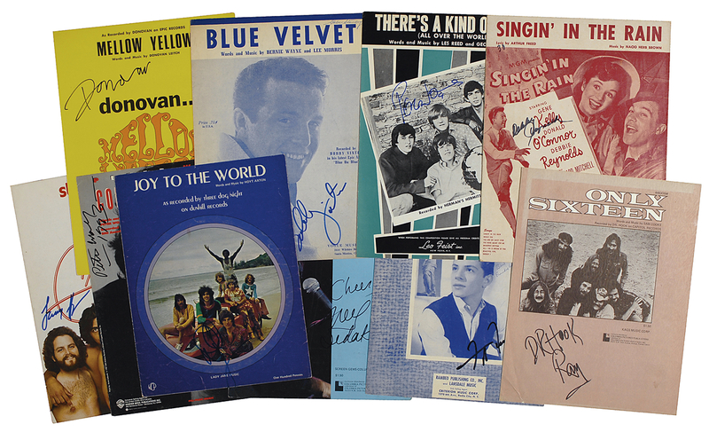Lot 850 Singers Sheet Music