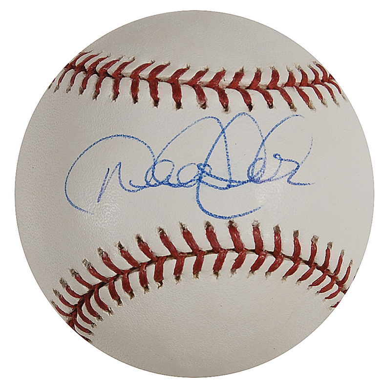 Lot 1256 Derek Jeter Baseball