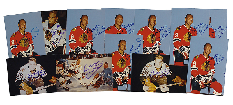 Lot 1254 Bobby Hull Signed Photographs