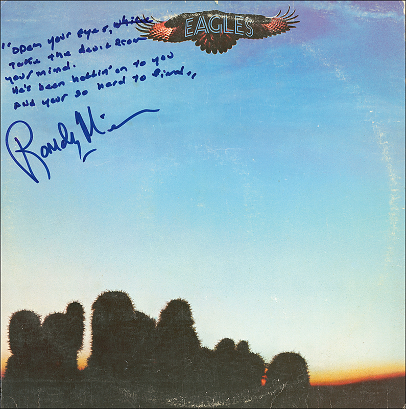 Lot 760 The Eagles: Randy Meisner Album