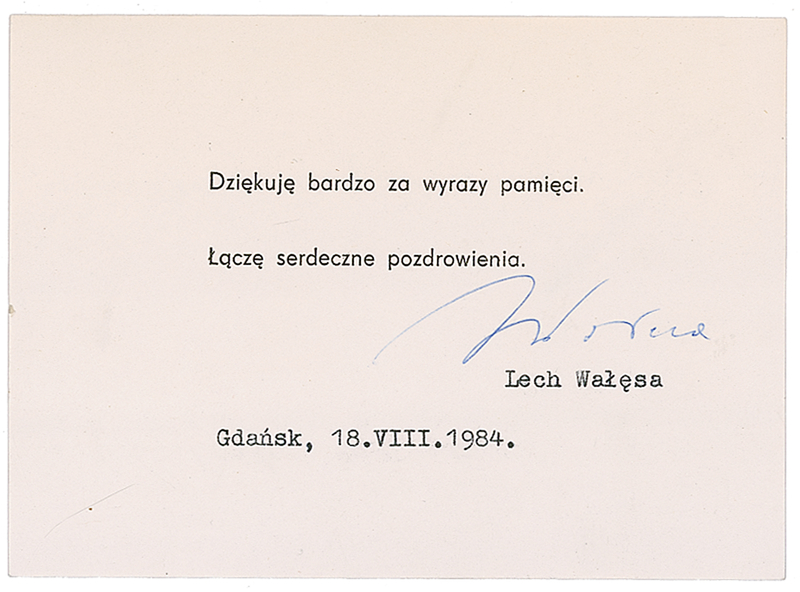 Lot 304 Lech Walesa Group Lot