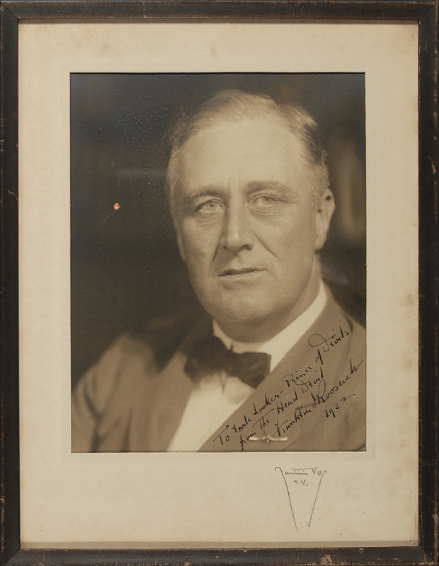 Lot 105 Franklin D. Roosevelt: “From the Head Devil”