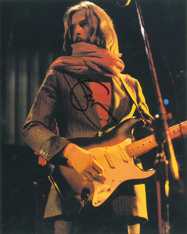 Lot 747 Eric Clapton Signed Photograph
