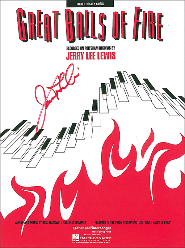 Lot 803 Jerry Lee Lewis Sheet Music