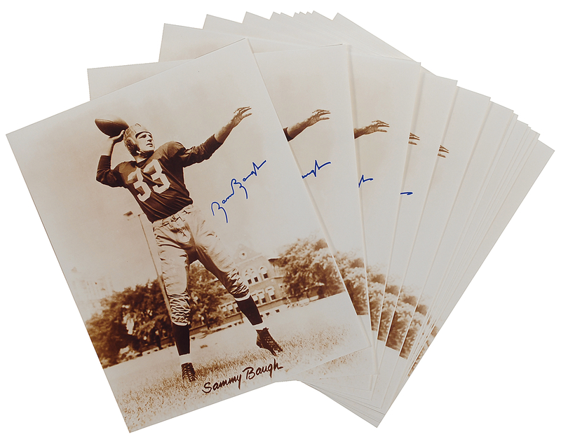Lot 1173 Sammy Baugh Signed Photographs