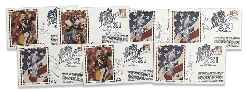 Lot 1228 Football: Super Bowl Champions Commemorative Covers