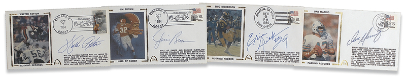 Lot 1224 Football Hall of Famers Commemorative Covers