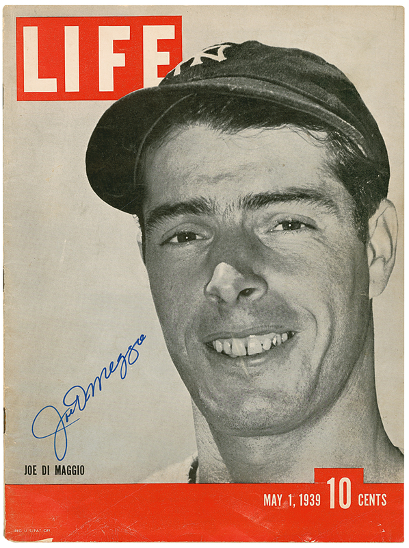 Lot 1218 Joe DiMaggio Magazine