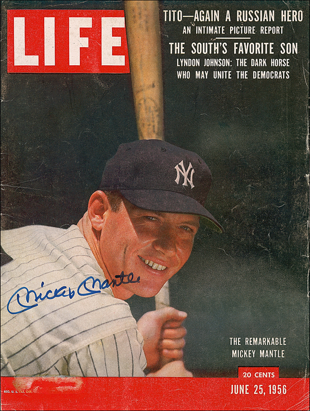 Lot 1290 Mickey Mantle Magazine