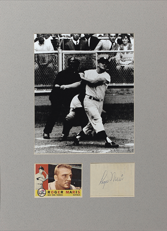 Lot 1300 Roger Maris Signature