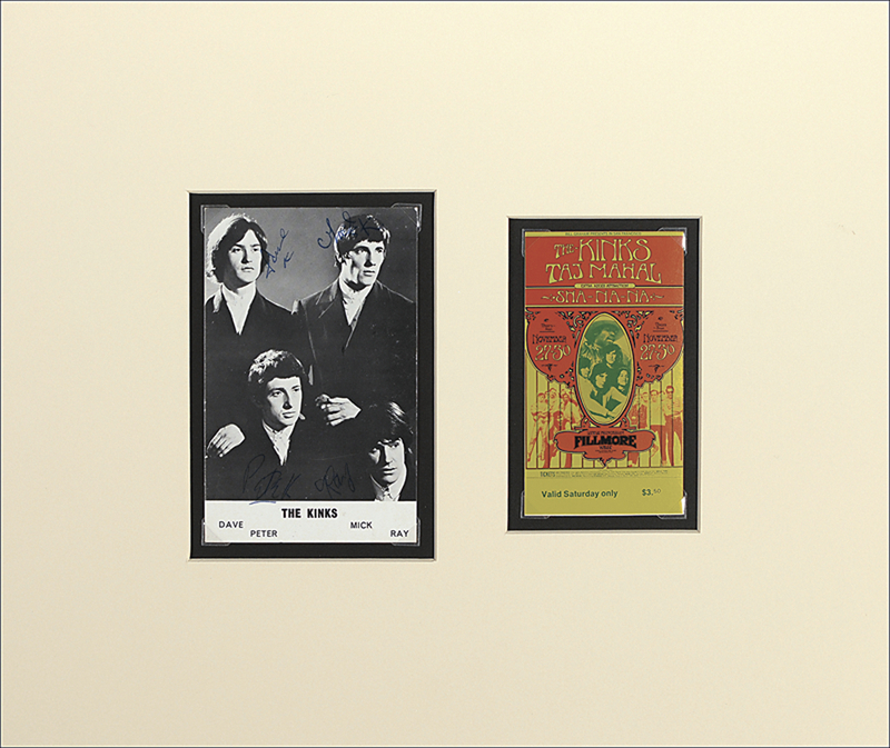 Lot 796 The Kinks Signed Photograph