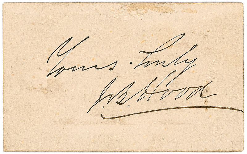 Lot 352 John Bell Hood: Antietam and Gettysburg commander
