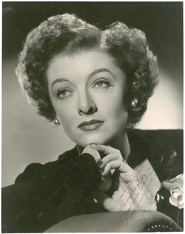 Lot 996 Myrna Loy Signed Photograph